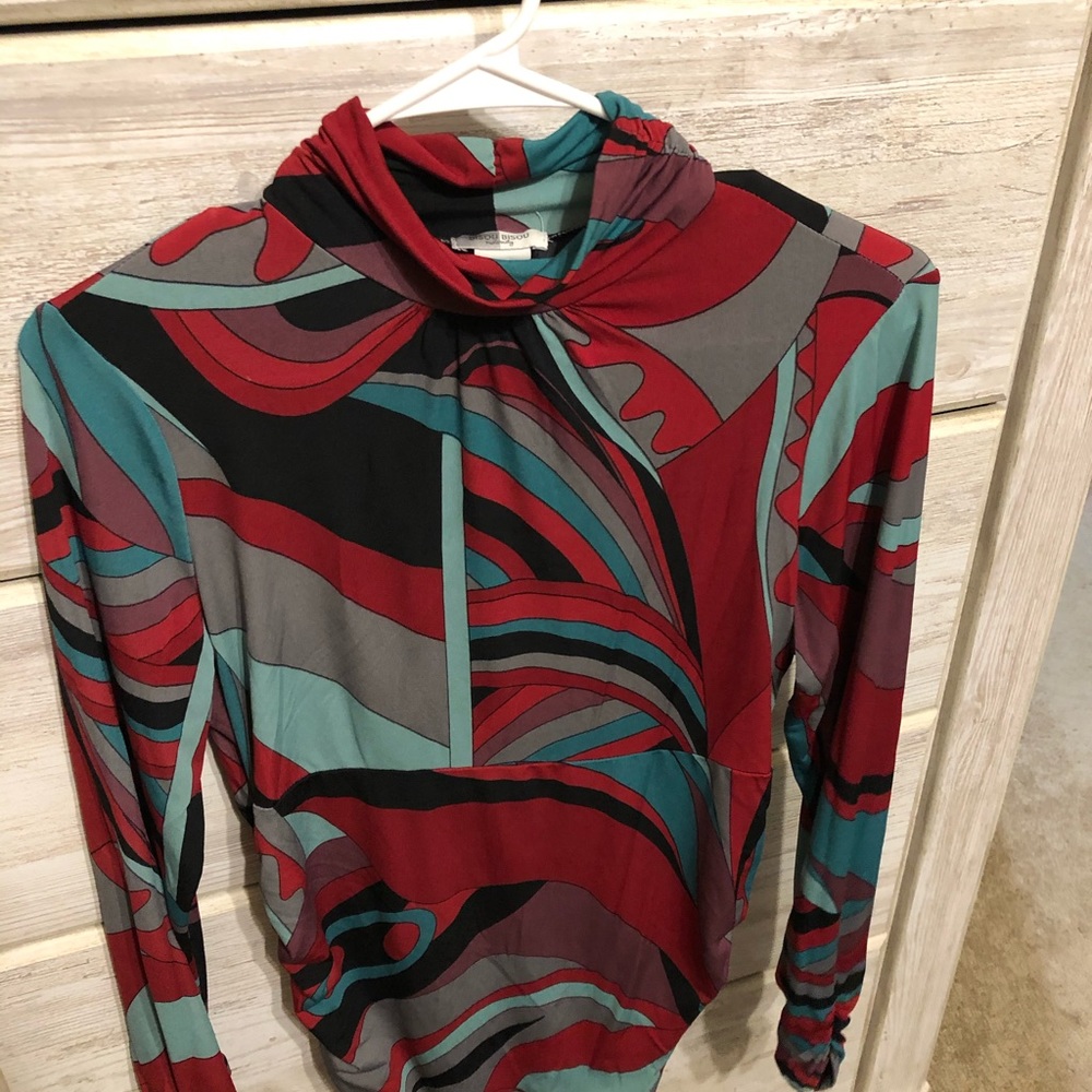 Maternity turtle neck shirt
